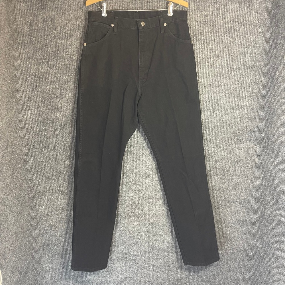 Vintage 80s 90s Wrangler 14MWZWK Cowboy Cut Jeans Womens 13x32 Black USA Western